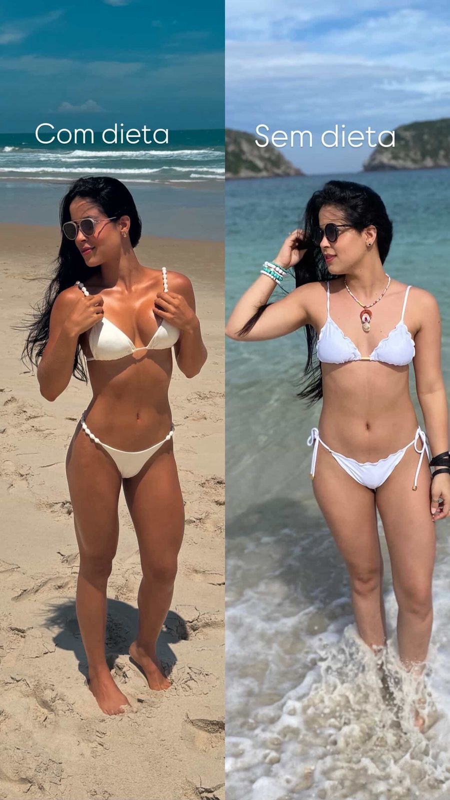 Transformação em 2 meses — antes e depois